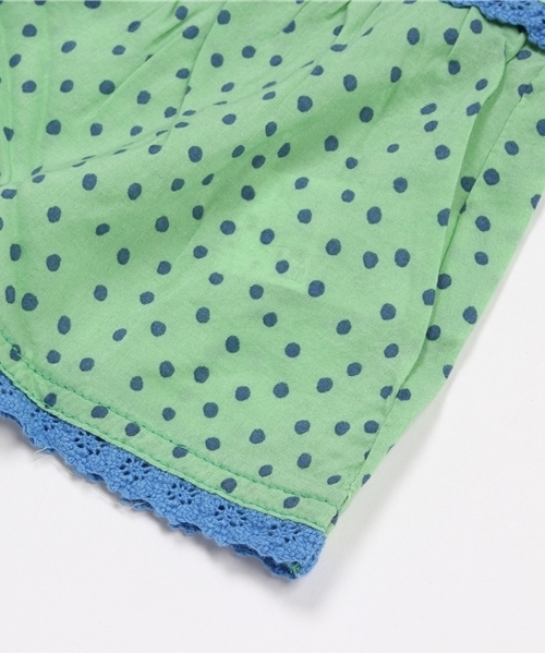 RUGGEDWORKS(ラゲッドワークス)の「ドット柄サマードレス(ワンピース・キッズ・ブルー/イエロー/ライトグリーン・90cm/100cm/130cm/140cm/110cm/120cm/80cm)」の7枚目の写真