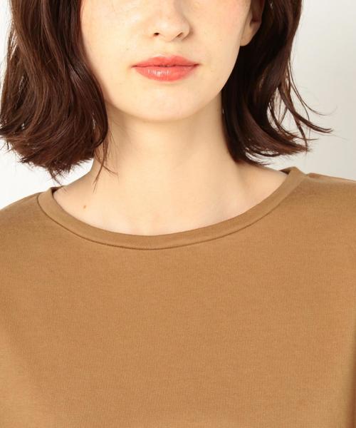 Another Edition（アナザーエディション）の「フリルスリーブTシャツ/AEBFC C フリル SL TEE◆（Tシャツ/カットソー・レディース・ブラック/ベージュ/ダークグリーン・FREE）」の14枚目の写真