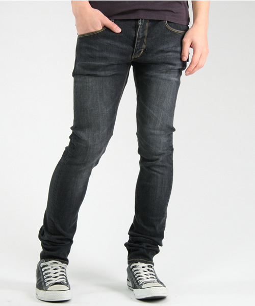 NANO universe（ナノユニバース）の「スキニーパンツ（デニムパンツ・メンズ・ブラック/インディゴブルー・2/3/1）」の2枚目の写真