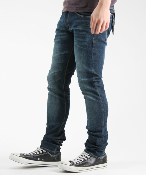 NANO universe（ナノユニバース）の「スキニーパンツ（デニムパンツ・メンズ・ブラック/インディゴブルー・2/3/1）」の8枚目の写真