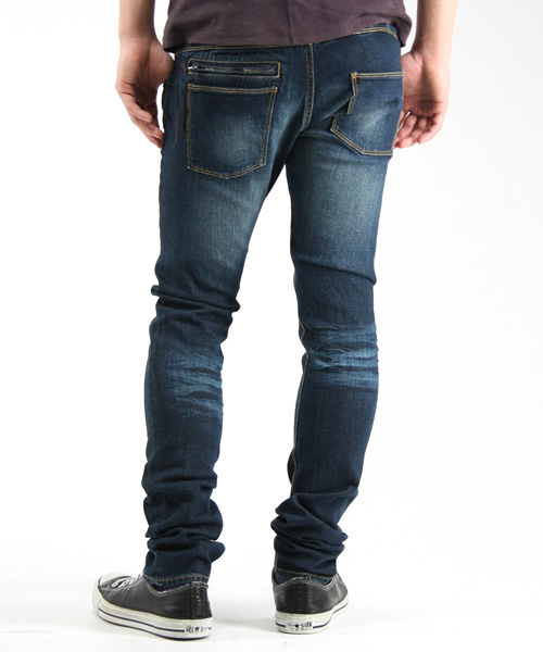 NANO universe（ナノユニバース）の「スキニーパンツ（デニムパンツ・メンズ・ブラック/インディゴブルー・2/3/1）」の9枚目の写真