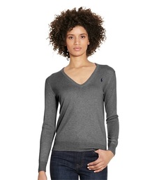 POLO RALPH LAUREN | ピマ コットン V ネック セーター(ニット/セーター)