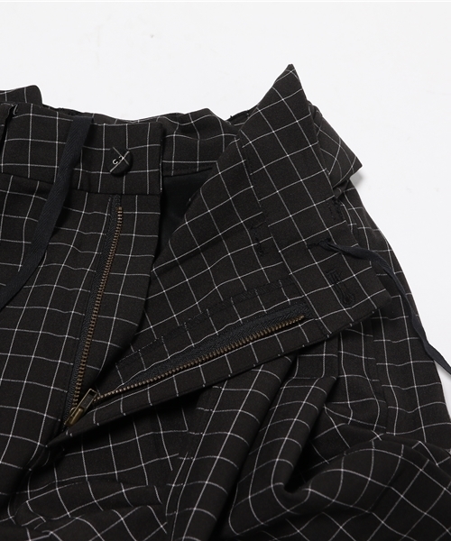 POU DOU DOU（プードゥドゥ）の「リボンベルト付きバミューダパンツ（その他パンツ・レディース・ダークグレー/ブラック/ダークブラウン・3）」の11枚目の写真