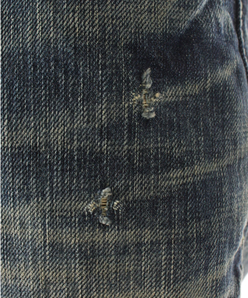 HYSTERIC GLAMOUR(ヒステリックグラマー)の「NOBU加工デニムスリムストレートパンツ,(デニムパンツ・メンズ・ブラック/インディゴブルー・28inch/30inch/32inch/34inch)」の11枚目の写真