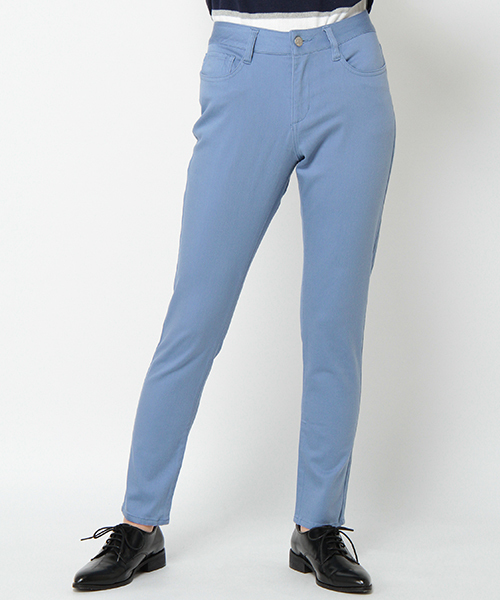 ikka（イッカ）の「スキニーパンツ（その他パンツ・レディース・ライトグレー/ベージュ/ブルー系その他/ブラック/ホワイト/ピンク・MEDIUM/LARGE/SMALL）」の7枚目の写真