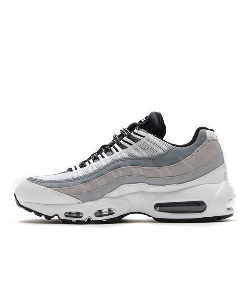 NIKEï¼ãã¤ã­ï¼ã®ãNIKE AIR MAX 95 ESSENTIAL (WHITE/BLACK-WOLF GREY-COOL GREY) (17SP) ãSPãï¼ã¹ãã¼ã«ã¼ï¼ã - WEAR