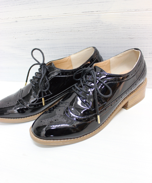 mysty woman（ミスティウーマン）の「メダリオンレースアップシューズ（ドレスシューズ・レディース・ブラック/グレー/ダークブラウン・LARGE/MEDIUM）」の12枚目の写真
