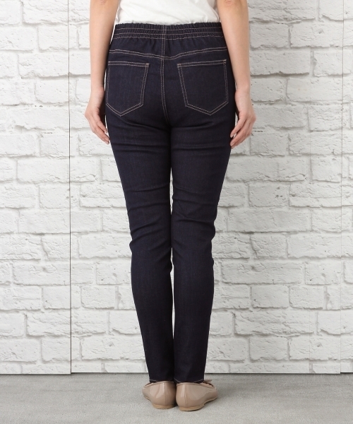 LEPSIM（レプシィム）の「マタニティ/ストレッチデニムスリムパンツ　738161（マタニティウェア/グッズ・レディース・ブルー系その他/ブルー/ワンウォッシュ/オフホワイト・SMALL/LARGE/MEDIUM）」の6枚目の写真