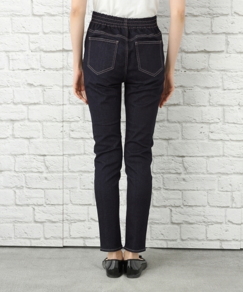 LEPSIM（レプシィム）の「マタニティ/ストレッチデニムスリムパンツ　738161（マタニティウェア/グッズ・レディース・ブルー系その他/ブルー/ワンウォッシュ/オフホワイト・SMALL/LARGE/MEDIUM）」の13枚目の写真