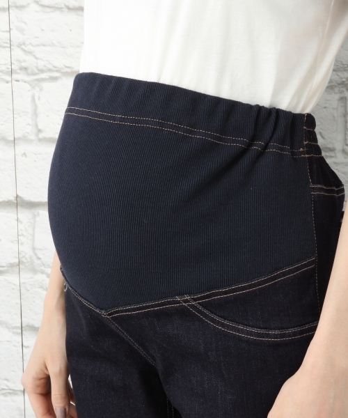 LEPSIM（レプシィム）の「マタニティ/ストレッチデニムスリムパンツ　738161（マタニティウェア/グッズ・レディース・ブルー系その他/ブルー/ワンウォッシュ/オフホワイト・SMALL/LARGE/MEDIUM）」の15枚目の写真