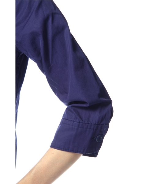 CIAOPANIC（チャオパニック）の「7分ミリタリーシャツ（シャツ/ブラウス・レディース・ネイビー/オリーブ・FREE）」の6枚目の写真