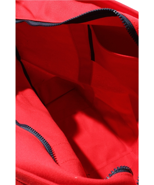 X-girl(エックスガール)の「BASIC BIG CANVAS BAG(トートバッグ・レディース・ホワイト/ブラック/レッド・ONE SIZE)」の12枚目の写真