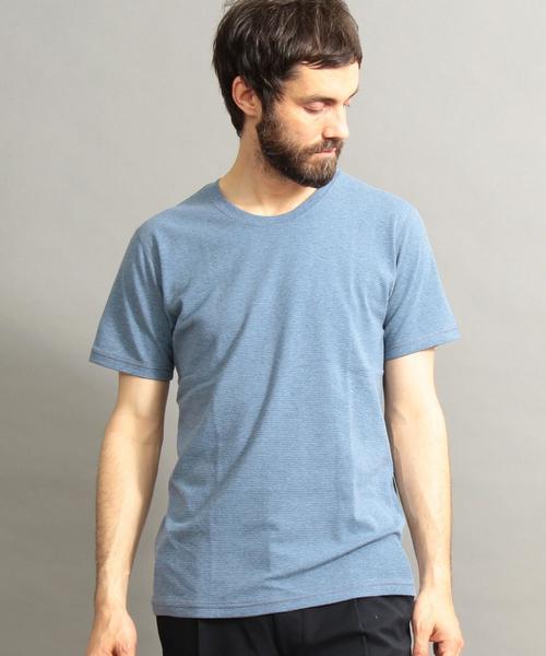 BEAUTY&YOUTH UNITED ARROWS（ビューティーアンドユースユナイテッドアローズ）の「BY スパン フライス カットソー ◆（Tシャツ/カットソー・メンズ・ロイヤルブルー/ダークグレー/ホワイト・SMALL/MEDIUM/LARGE/X-LARGE）」の3枚目の写真