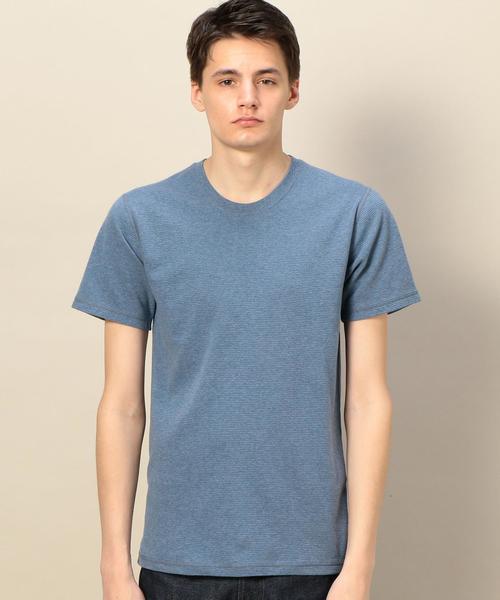 BEAUTY&YOUTH UNITED ARROWS（ビューティーアンドユースユナイテッドアローズ）の「BY スパン フライス カットソー ◆（Tシャツ/カットソー・メンズ・ロイヤルブルー/ダークグレー/ホワイト・SMALL/MEDIUM/LARGE/X-LARGE）」の16枚目の写真