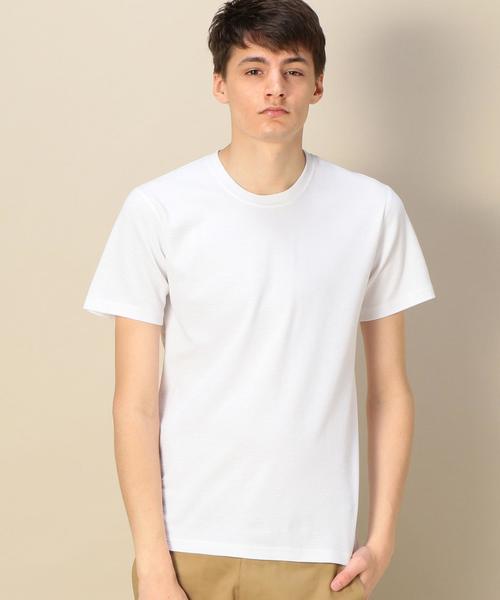 BEAUTY&YOUTH UNITED ARROWS（ビューティーアンドユースユナイテッドアローズ）の「BY スパン フライス カットソー ◆（Tシャツ/カットソー・メンズ・ロイヤルブルー/ダークグレー/ホワイト・SMALL/MEDIUM/LARGE/X-LARGE）」の9枚目の写真