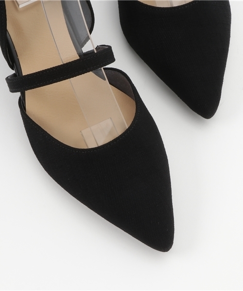 STUDIOUS（ステュディオス）の「リネンライクダブルチョーカーパンプス（パンプス・レディース・キャメル/ライトグレー/ブラック・MEDIUM/SMALL/LARGE）」の7枚目の写真