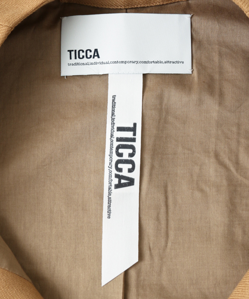 URBAN RESEARCH（アーバンリサーチ）の「TICCA×URBAN RESEARCH　別注ソリッドノーカラージャケット（ノーカラージャケット・レディース・キャメル・FREE）」の11枚目の写真