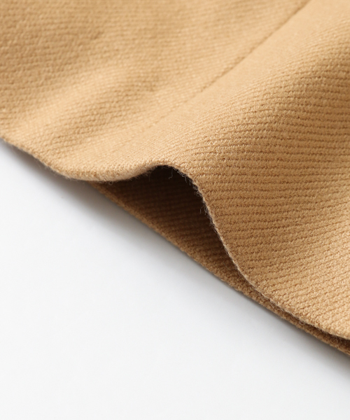 URBAN RESEARCH（アーバンリサーチ）の「TICCA×URBAN RESEARCH　別注ソリッドノーカラージャケット（ノーカラージャケット・レディース・キャメル・FREE）」の4枚目の写真