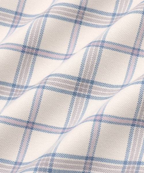 MAJESTIC LEGON（マジェスティックレゴン）の「ヘムフリルチェックIラインスカート（スカート・レディース・ピンク系その他2/ホワイト系その他2/ブルー系その他4・MEDIUM）」の21枚目の写真