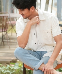 BAYFLOW | BAYFLOW／刺繍キューバシャツ 18SS(シャツ/ブラウス)