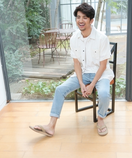BAYFLOW(ベイフロー)の「BAYFLOW/刺繍キューバシャツ 18SS(シャツ/ブラウス・メンズ・ピンク/チャコール/ホワイト・MEDIUM/LARGE)」の13枚目の写真