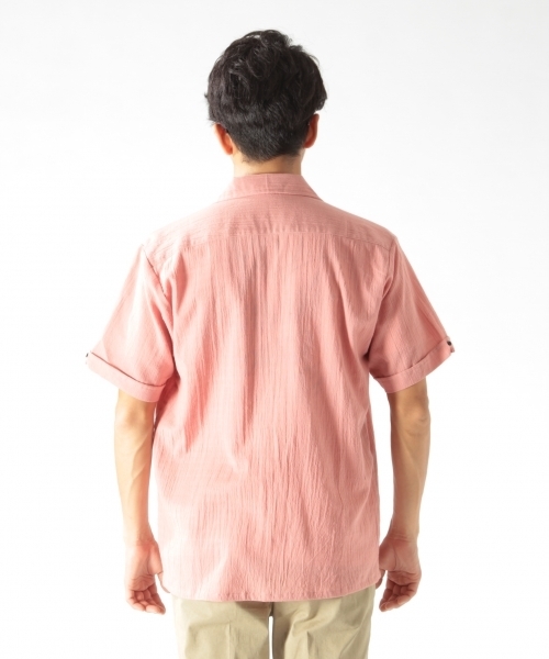 BAYFLOW(ベイフロー)の「BAYFLOW/刺繍キューバシャツ 18SS(シャツ/ブラウス・メンズ・ピンク/チャコール/ホワイト・MEDIUM/LARGE)」の20枚目の写真