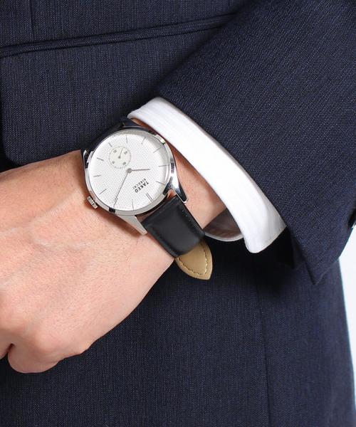 TAKEO KIKUCHI（タケオキクチ）の「クラシック スモールセコンズ時計【メンズウォッチ】（アナログ腕時計・メンズ・ホワイト/ブラック・00）」の3枚目の写真