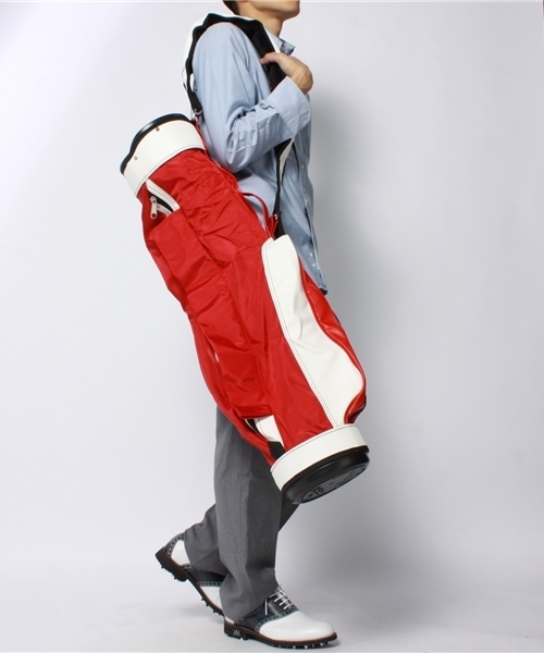 BEAMS GOLF（ビームスゴルフ）の「JONES / GOLF BAG（ショルダーバッグ・メンズ・グリーン/ブラック/レッド・ONE SIZE）」の3枚目の写真
