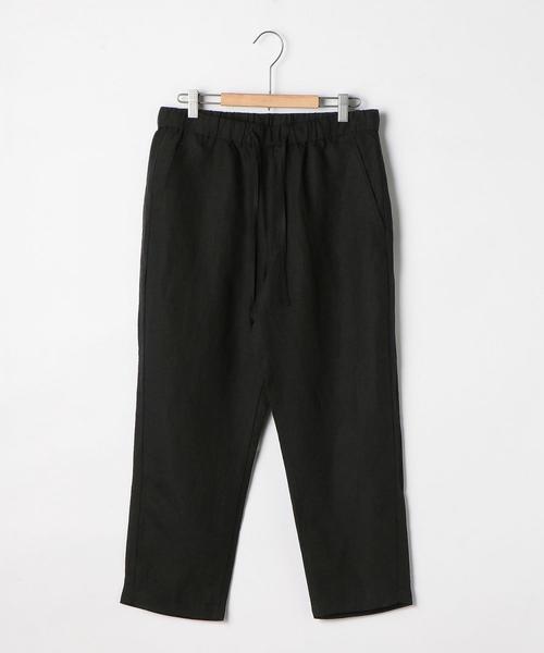 coen（コーエン）の「リネンミックスワイドアンクルイージーパンツ（その他パンツ・メンズ・ダークブラウン/ブラック/ベージュ・LARGE/SMALL/MEDIUM/X-LARGE）」の10枚目の写真