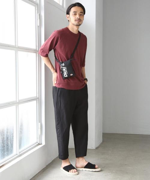 coen（コーエン）の「リネンミックスワイドアンクルイージーパンツ（その他パンツ・メンズ・ダークブラウン/ブラック/ベージュ・LARGE/SMALL/MEDIUM/X-LARGE）」の21枚目の写真