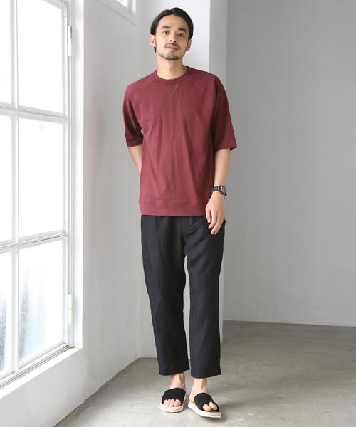 coen（コーエン）の「リネンミックスワイドアンクルイージーパンツ（その他パンツ・メンズ・ダークブラウン/ブラック/ベージュ・LARGE/SMALL/MEDIUM/X-LARGE）」の20枚目の写真