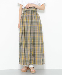 SENSE OF PLACE by URBAN RESEARCH | マドラスチェックマキシスカート(スカート)
