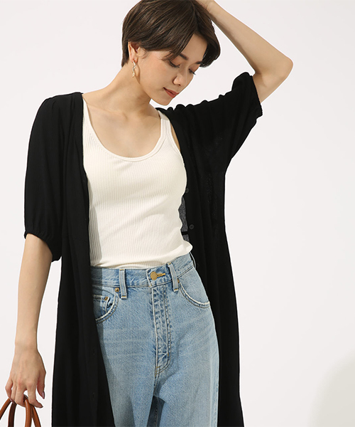 AZUL by moussy（アズールバイマウジー）の「花柄楊柳シフォンガウン（シャツ/ブラウス・レディース・ブラック系その他/レッド系その他/ブラック・MEDIUM/SMALL）」の19枚目の写真