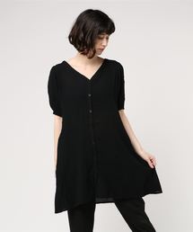 AZUL by moussy | 花柄楊柳シフォンガウン(シャツ/ブラウス)