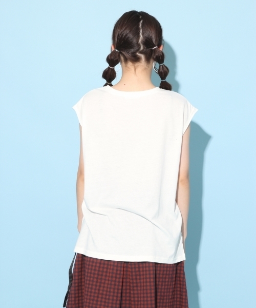 repipi armario（レピピ アルマリオ）の「カレッジシシュウロゴノースリーブ（Tシャツ/カットソー・キッズ・ホワイト/ブラック/グリーン・SMALL/MEDIUM/LARGE/X-SMALL）」の8枚目の写真