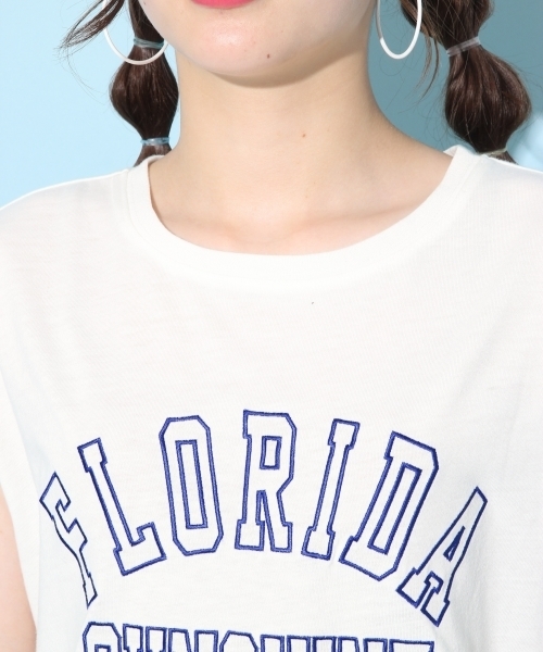 repipi armario（レピピ アルマリオ）の「カレッジシシュウロゴノースリーブ（Tシャツ/カットソー・キッズ・ホワイト/ブラック/グリーン・SMALL/MEDIUM/LARGE/X-SMALL）」の9枚目の写真