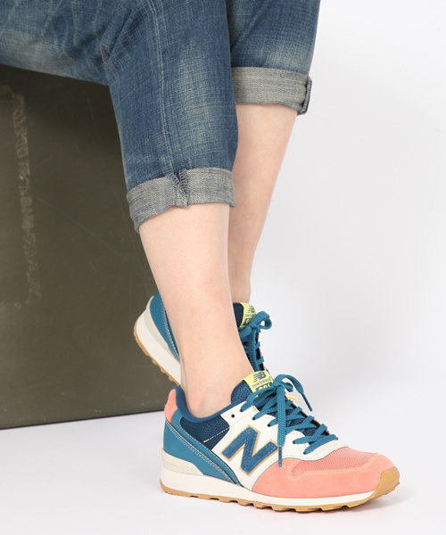 NEW BALANCE（ニューバランス）の「[ニューバランス]new balance WR996カラーコンビFW スニーカー（スニーカー・レディース・コバルトブルー/イエロー/ピンク/ライトピンク・23cm/23.5cm/24cm/24.5cm/25cm）」の19枚目の写真