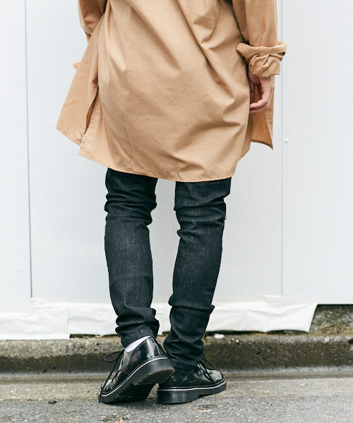 kutir（クティール）の「ultla stretch skinny /ウルトラストレッチ ダメージスキニーパンツ（デニムパンツ・メンズ・ブラック/ブラック系その他・SMALL/MEDIUM/LARGE）」の18枚目の写真