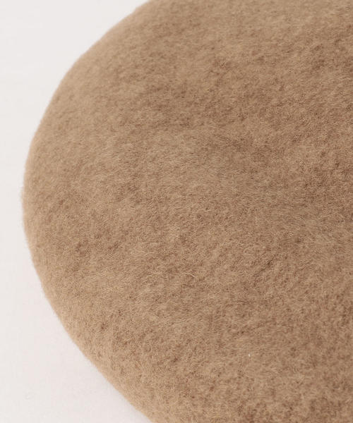 BEAUTY&YOUTH UNITED ARROWS（ビューティーアンドユースユナイテッドアローズ）の「BY シンプルフラットベレー帽 ◆（ハンチング/ベレー帽・レディース・オフホワイト/ダークブラウン/ベージュ/ブラック/オリーブ・FREE）」の7枚目の写真