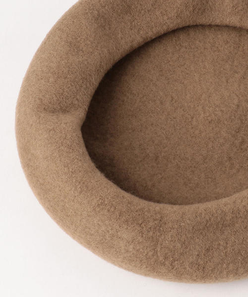 BEAUTY&YOUTH UNITED ARROWS（ビューティーアンドユースユナイテッドアローズ）の「BY シンプルフラットベレー帽 ◆（ハンチング/ベレー帽・レディース・オフホワイト/ダークブラウン/ベージュ/ブラック/オリーブ・FREE）」の8枚目の写真