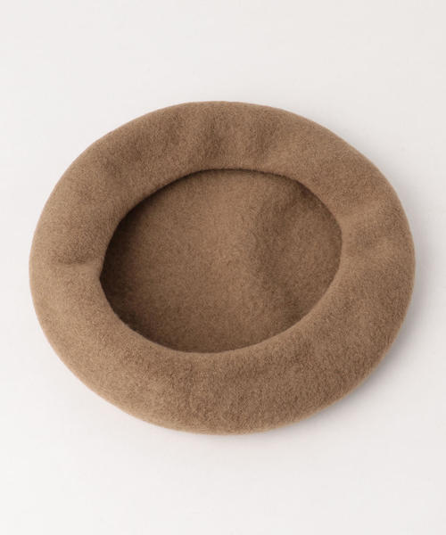 BEAUTY&YOUTH UNITED ARROWS（ビューティーアンドユースユナイテッドアローズ）の「BY シンプルフラットベレー帽 ◆（ハンチング/ベレー帽・レディース・オフホワイト/ダークブラウン/ベージュ/ブラック/オリーブ・FREE）」の9枚目の写真