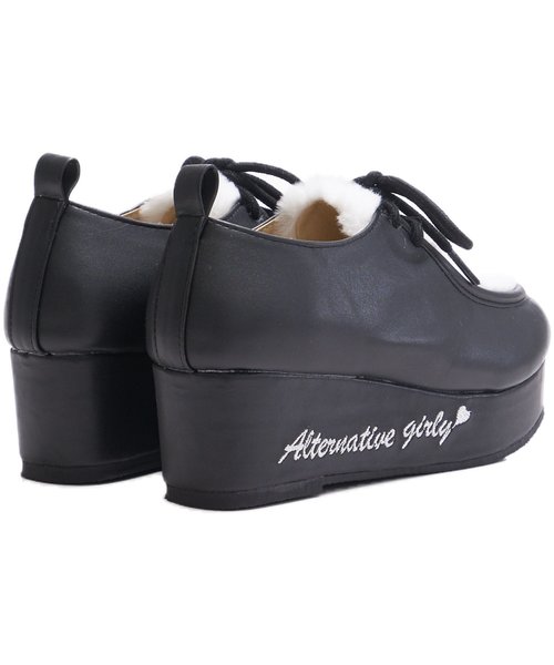 algy（アルジー）の「ファー付きローファー（ローファー・キッズ・ブラック/ブラウン・20/21/22/23/24）」の11枚目の写真