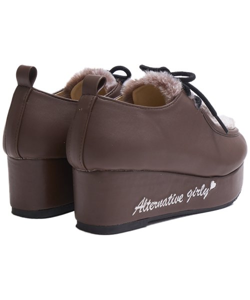 algy（アルジー）の「ファー付きローファー（ローファー・キッズ・ブラック/ブラウン・20/21/22/23/24）」の12枚目の写真