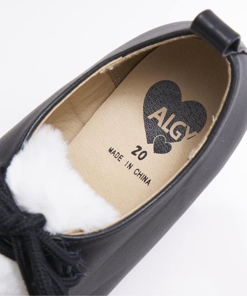 algy（アルジー）の「ファー付きローファー（ローファー・キッズ・ブラック/ブラウン・20/21/22/23/24）」の14枚目の写真