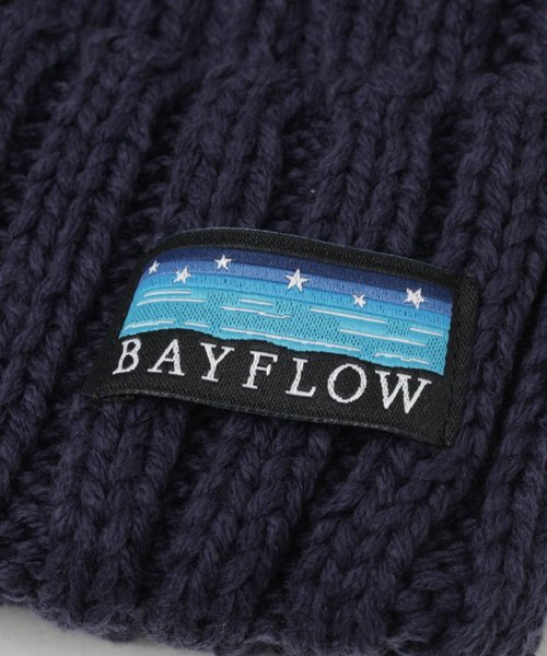 BAYFLOW（ベイフロー）の「ニットワッチキャップ（ニットキャップ/ビーニー・レディース・ブラック/ベージュ/ネイビー/グレー/スカイブルー・FREE）」の6枚目の写真