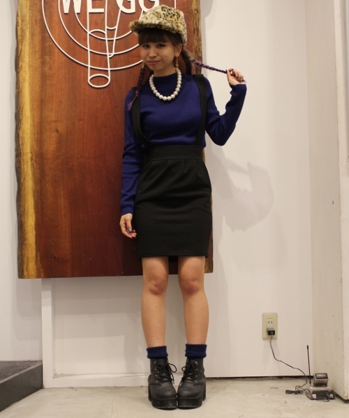 WEGO（ウィゴー）の「WEGO/リブハイネックニット（ニット/セーター・レディース・オフホワイト/ブラック/ブラック系その他/ネイビー/レッド/杢グレー/ブルー・FREE）」の21枚目の写真