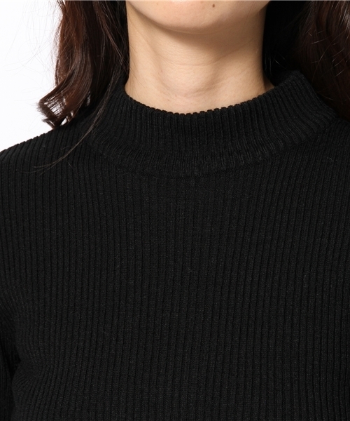 WEGO（ウィゴー）の「WEGO/リブハイネックニット（ニット/セーター・レディース・ブラック系その他/ブラック/オフホワイト/レッド/ネイビー/杢グレー/ブルー・FREE）」の11枚目の写真