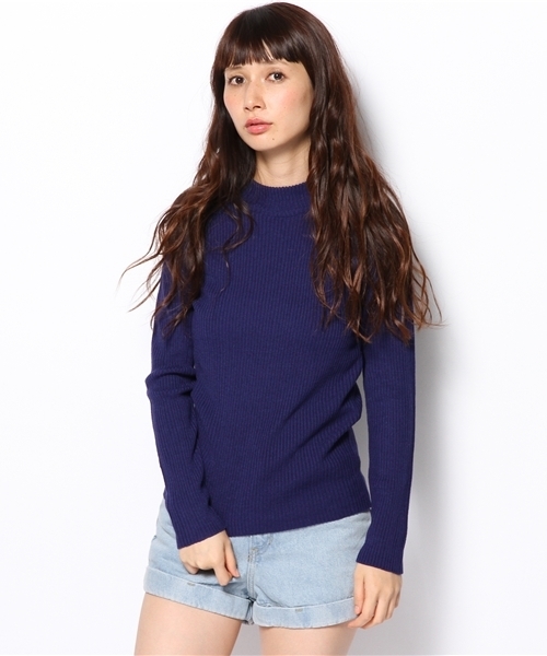 WEGO（ウィゴー）の「WEGO/リブハイネックニット（ニット/セーター・レディース・ブラック系その他/ブラック/オフホワイト/レッド/ネイビー/杢グレー/ブルー・FREE）」の19枚目の写真