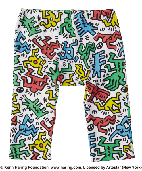 X-girl Stages（エックスガールステージス）の「“Keith  Haring”  SUIT  SET （6M・12M）（ロンパース・キッズ・ブラック/グレー・6M/12M）」の10枚目の写真