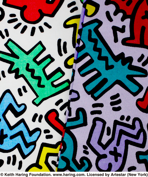 X-girl Stages（エックスガールステージス）の「“Keith  Haring”  SUIT  SET （6M・12M）（ロンパース・キッズ・ブラック/グレー・6M/12M）」の6枚目の写真
